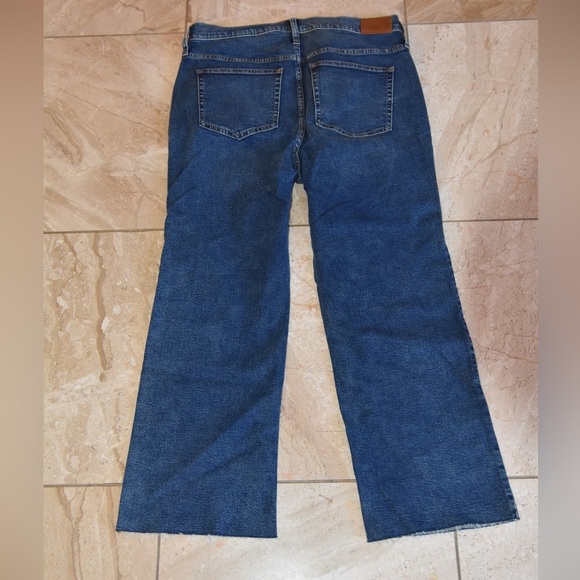 J. Crew Slim Demi boot Blue Women's Jeans denim size 33 - Picture 2 of 3